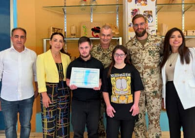 Zusammenarbeit mit UNIFIL – Spende für das Mosan-Center in Tyre, Libanon