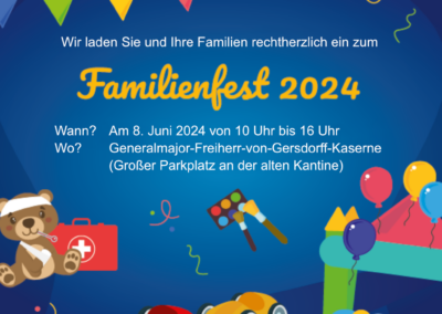 Bericht zum Familienfest in der Freiherr-von-Gersdorff-Kaserne