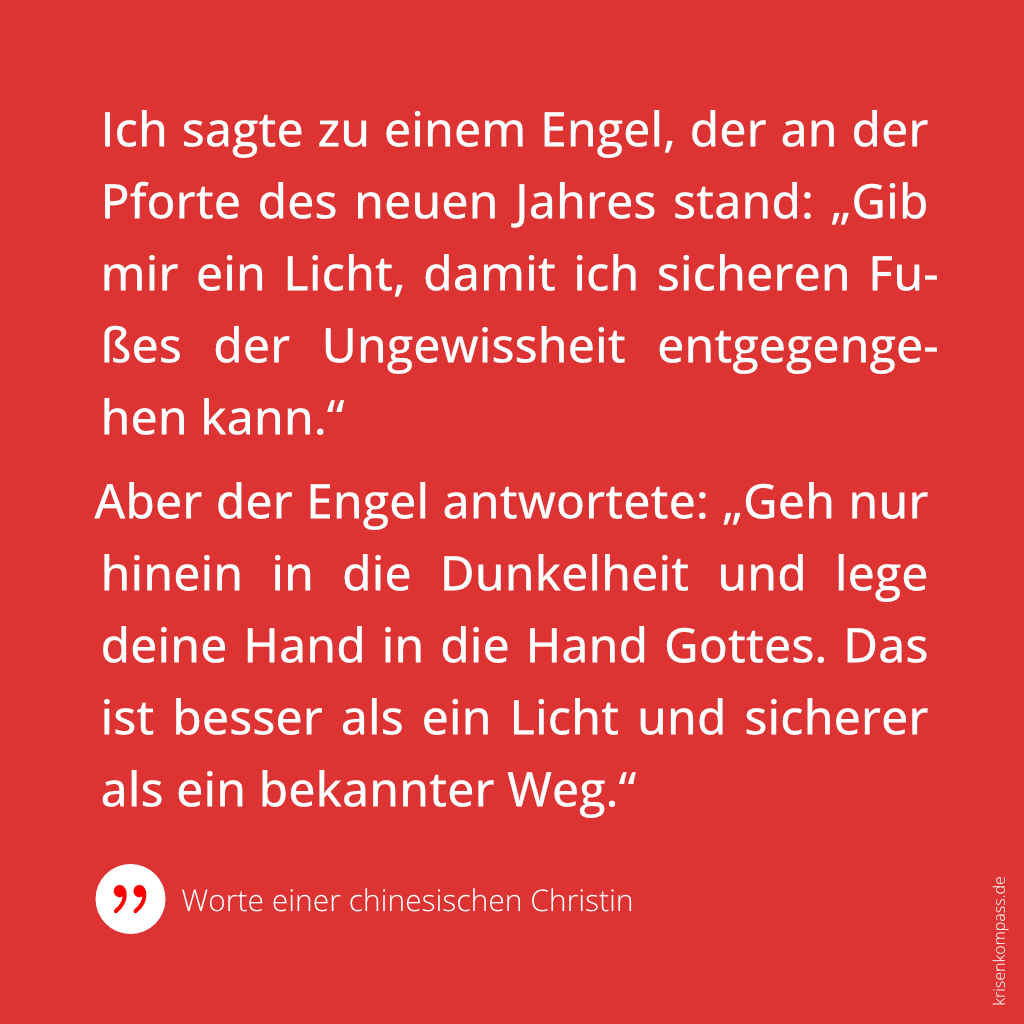 Worte einer chinesischen Christin