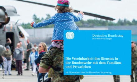 Vereinbarkeit des Dienstes in der Bundeswehr mit dem Familien- und Privatleben (2019)